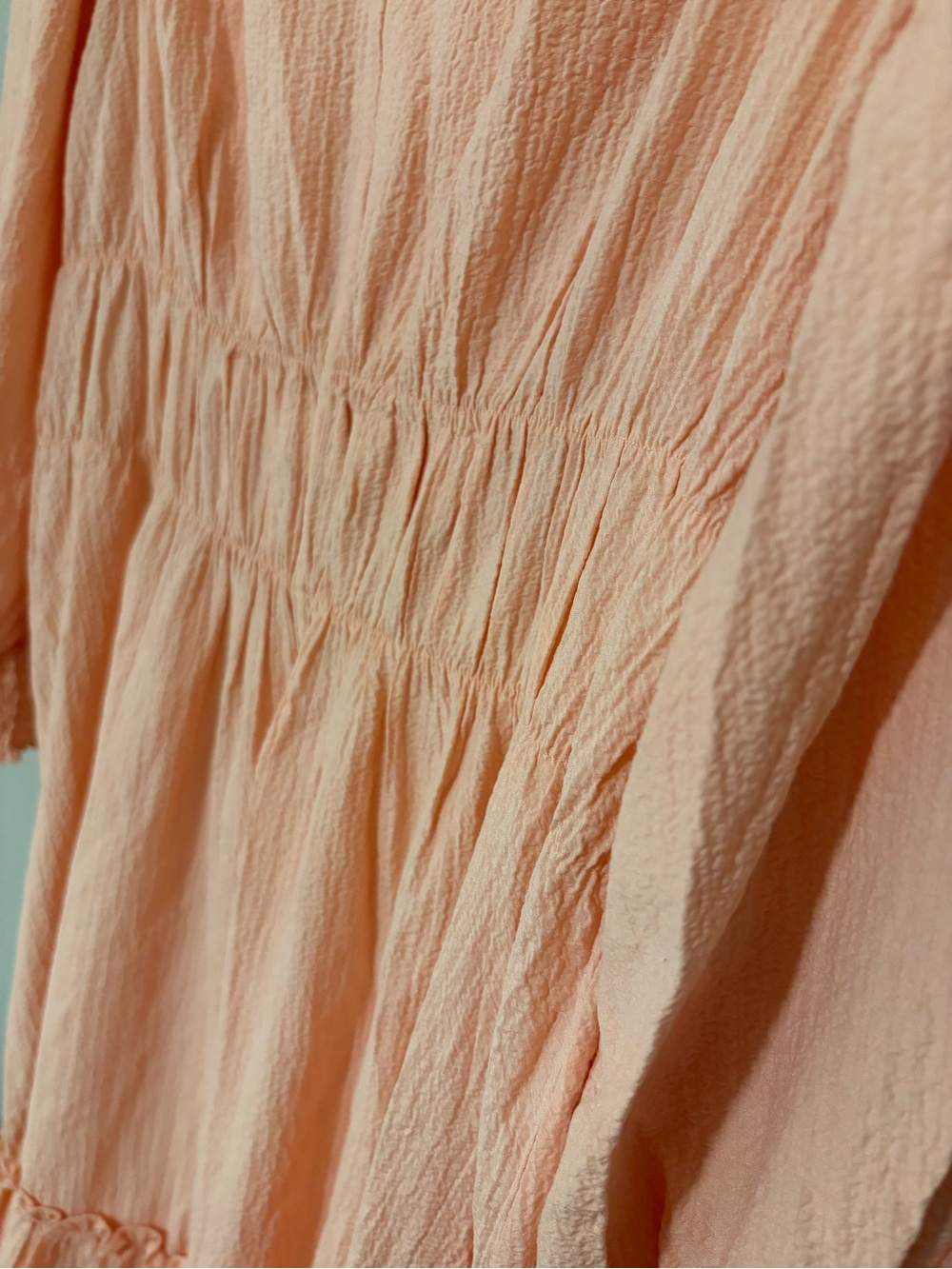 Calvin Klein Textured Peach Dress – NWT (New With Tags) - Picture 9 of 10